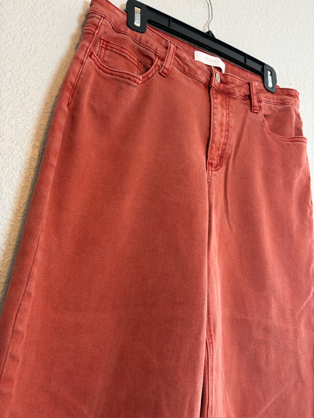 Vervet HIGH RISE CLEAN CUT RAW HEM WIDE LEG JEANS T5872BS - Picture 3 of 14